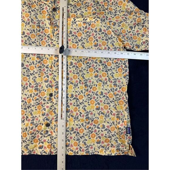 Patagonia Shirt Mens Medium Lightweight A/C Button Down Cover Crop Vela Peach B2 - Picture 7 of 7